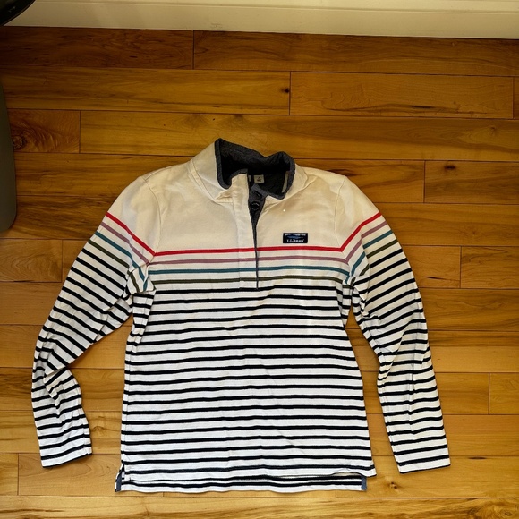 LL Bean striped‎ rugby henley - Picture 3 of 9